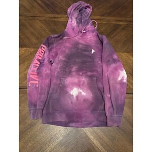 Primitive Dragon Ball Super Goku Black Rose Tie Dye Hoodie Purple Mens Small